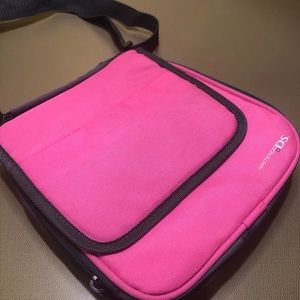 Nintendo DS carry Case crossbody bag pink